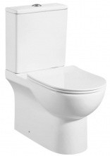 Azario Напольный унитаз-компакт Ambra, безободковый, c крышкой с микролифтом AZ-848