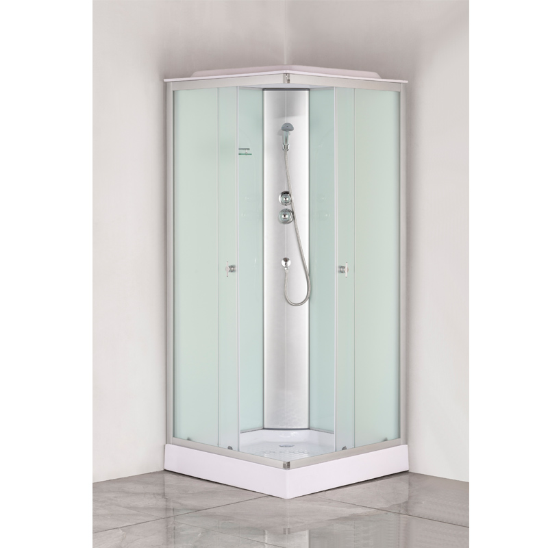 Приобрести loranto душевая кабина cs-6491f(cs-8072) 90х90х215, белая, квадратная, стекло 4мм, поддон 13см