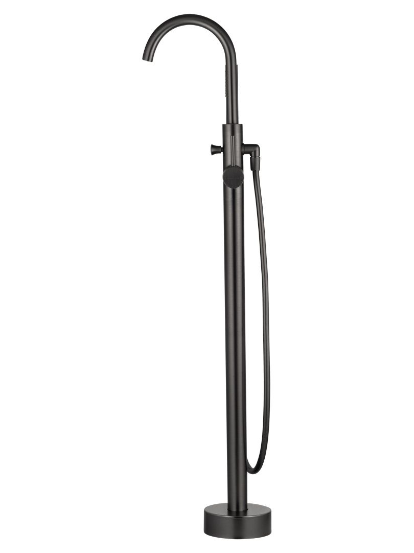 Приобрести смесители напольные для ванн и раковин wonzon & woghand stick, темный графит (ww-88649017-bgm)