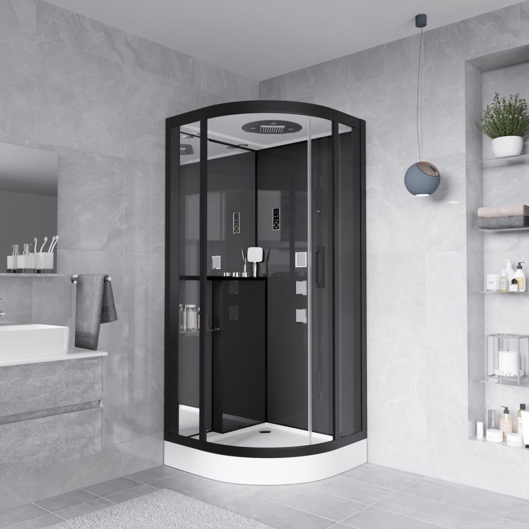 Приобрести grossman гидробокс 100х100 см, черный gr241