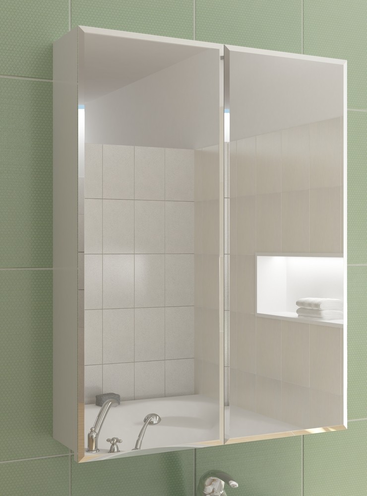 Приобрести vigo зеркало-шкаф grand 55 см, белое zsh.gra.55