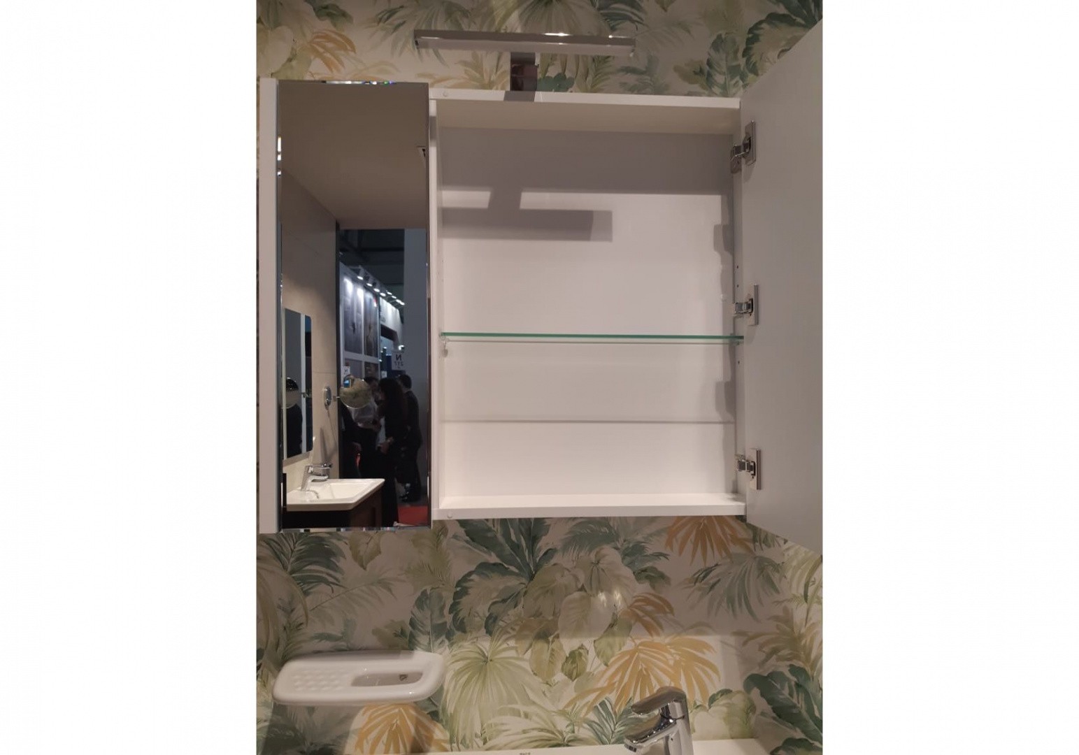 Приобрести зеркальный шкаф roca etna 80 см, белый 7.8573.0.480.6