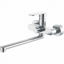 HAIBA Смеситель для ванны 220мм, хром HB-22590