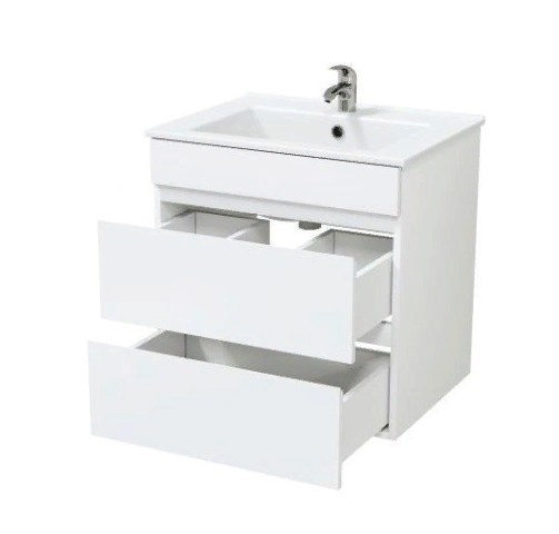 Приобрести mirsant тумба подвесная next 60/2 60 см с раковиной next -60 ут000057253