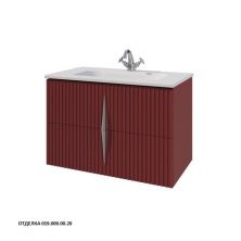 Caprigo Тумба с раковиной NOVARA 85 см, красная, эмаль 34912 1