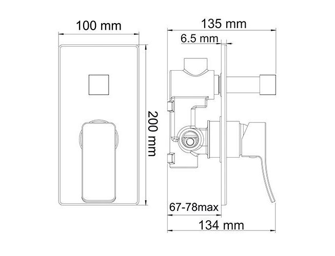 Приобрести wasserkraft смеситель для душа aller 10641white, белый/хром
