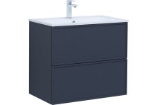 Aquanet Тумба с раковиной Арт 75 см,маренго