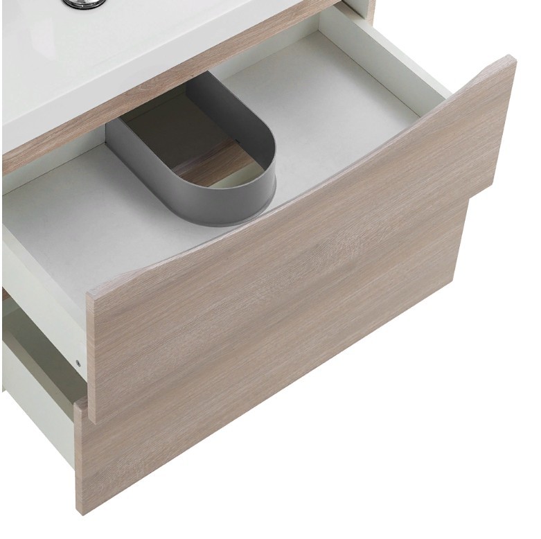 Приобрести тумба подвесная с раковиной belbagno marino-700-2c-so-rg-p 70 см, rovere grigio