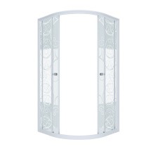Тритон Душевое ограждение Стандарт Узор 90х90 см, белая с узором, без поддона Щ0000026691