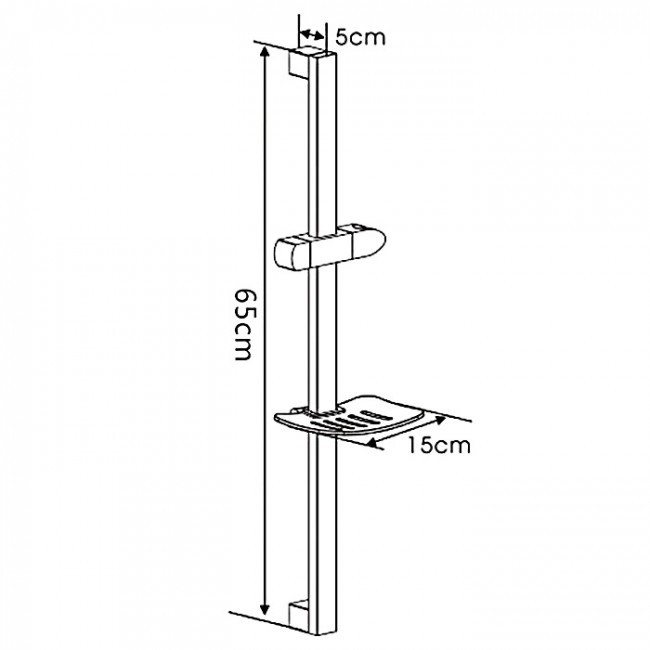 Приобрести gappo душевой гарнитур g8013 с мыльницей, черный матовый 34716