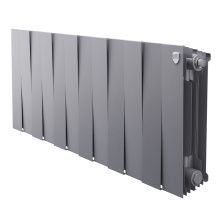 Royal Thermo Радиатор биметаллический Pianoforte 300 /Silver Satin ( серебристый ) - 12 секц.