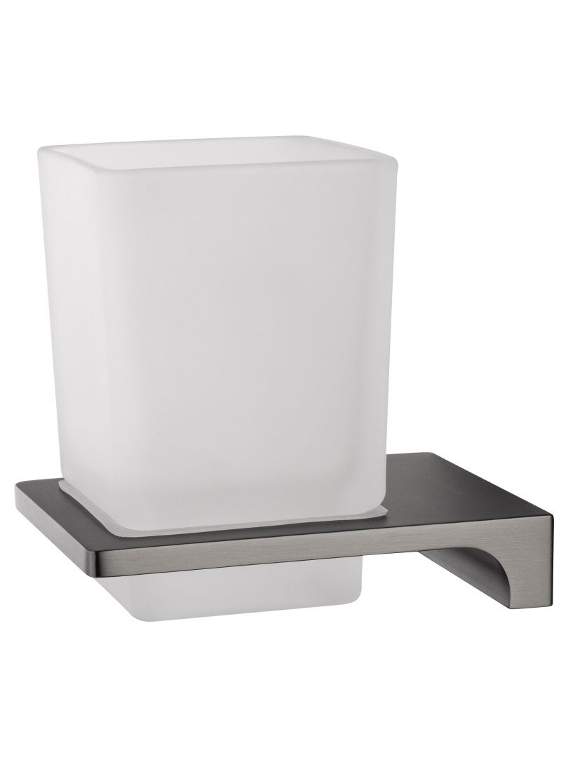 Приобрести стакан для зубных щеток с держателем wonzon & woghand eclipse, темный графит (ww-9121-bgm)