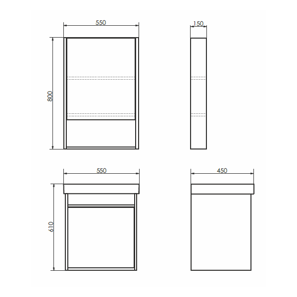 Приобрести сomforty тумба с раковиной вена 55 дуб дымчатый