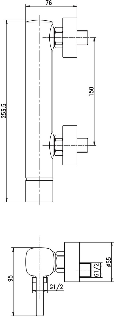 Приобрести aquanet смеситель для душа minima af130-30c