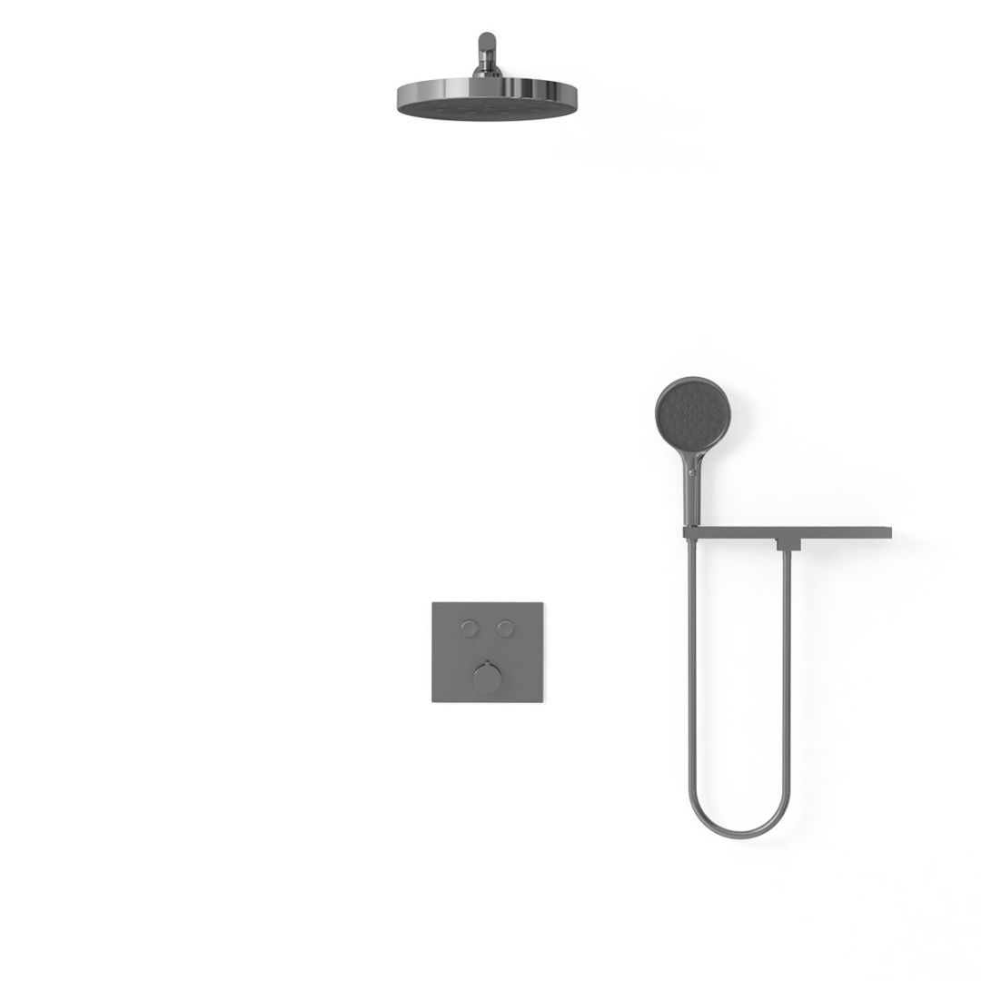 Приобрести vincea встраиваемая душевая система , оружейная сталь vsfw-4i212rgm