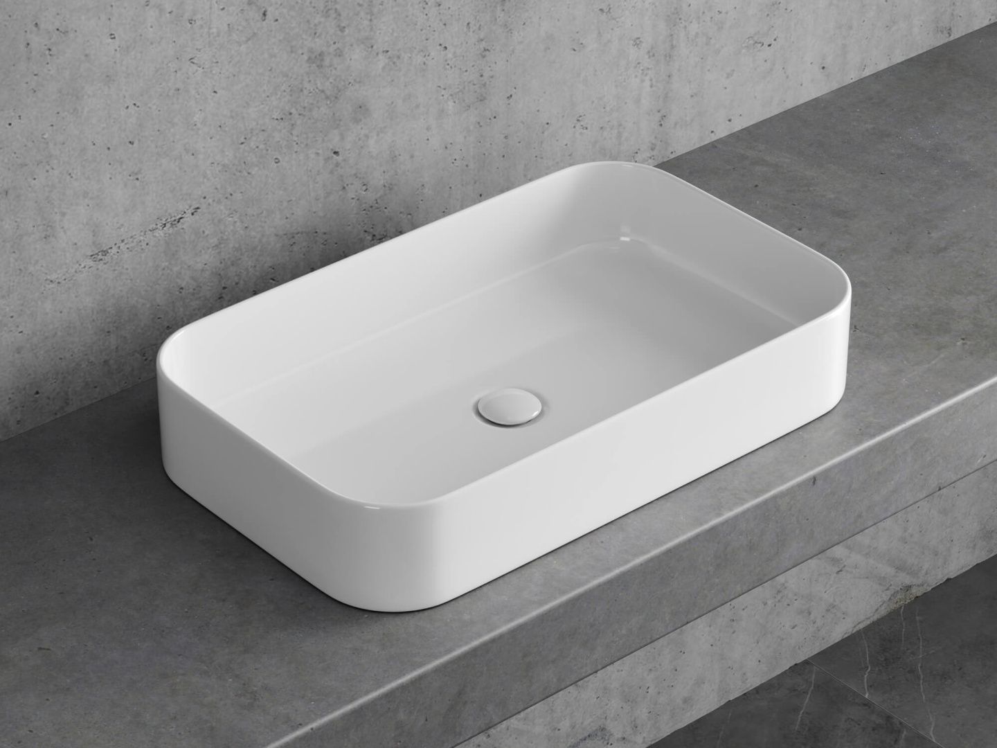 Приобрести hayzburg накладная раковина чаша 60х37 см, белая hb-0035-60