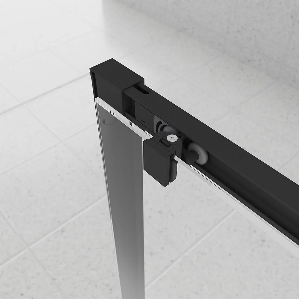 Приобрести veconi душевое ограждение evo 150х100 см, черное матовое, прозрачное e1-sp-b-150100-01-c9