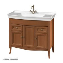 Caprigo Тумба с раковиной LION 100 см, светлое дерево, экошпон