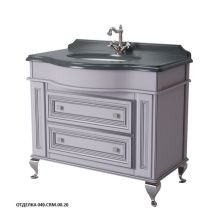 Caprigo Тумба с раковиной FRESCO 100 см, фиолетовая, эмаль