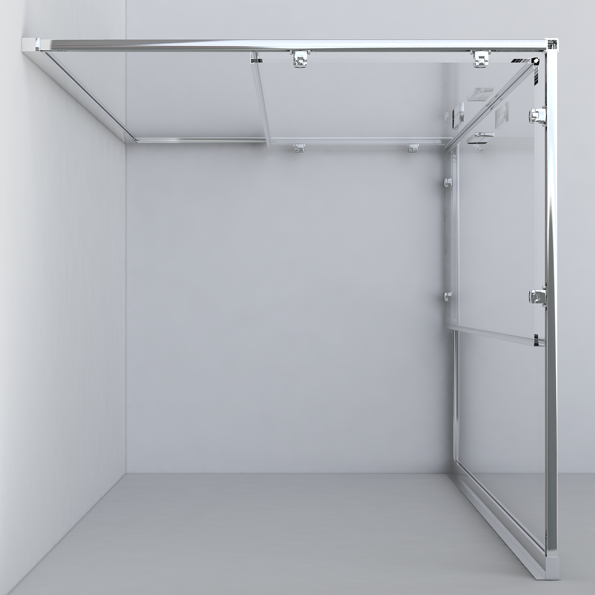 Приобрести vincea душевое ограждение garda 90х110 см, прозрачное, хром vss-1g9011cl