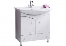 Тумба напольная с раковиной Aqwella Франческа 85 см FR0108
