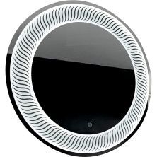 Continent Зеркало с подсветкой Mars 77х77 см, сенсорный включатель, белое