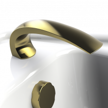 Радомир Излив для ванны Линкольн - Большой, Bronze