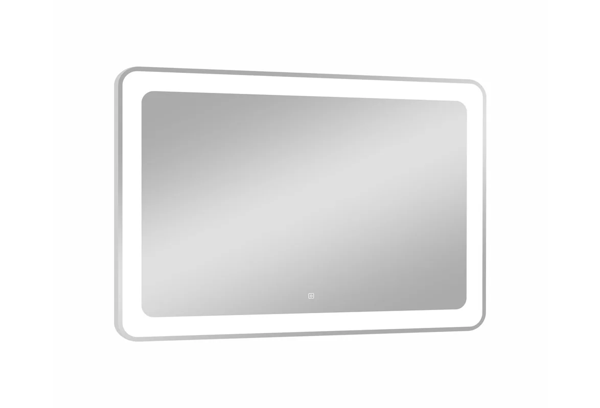 Приобрести continent зеркало с подсветкой velvette 100х70 см, белое