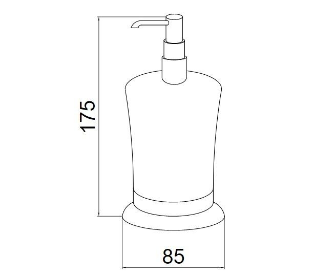 Приобрести boheme дозатор жидкого мыла medici, бронза 10610