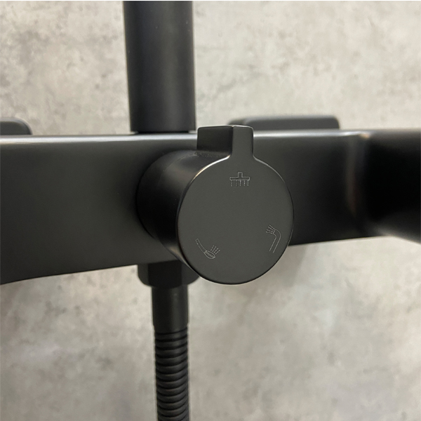 Приобрести comforty смеситель напольный, ff071r-cmt, черный матовый