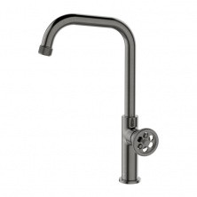 IDDIS Смеситель для раковины Grange 374мм, высокий, графит GRAGM00i05