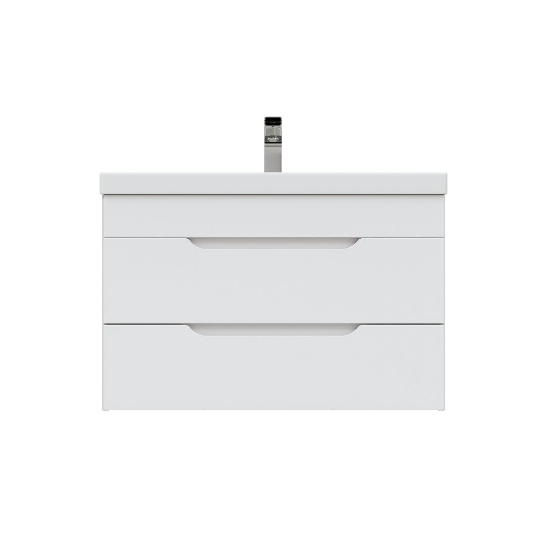 Приобрести mirsant тумба подвесная soho quadro 80 см с раковиной миранда -80 ут000089880