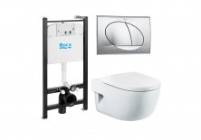 Инсталляция с подвесным унитазом Roca Meridian 48 7.8931.0.411.0