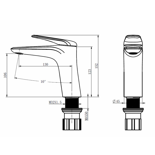 Приобрести comforty смеситель для раковины, графит, fc074a-cgt