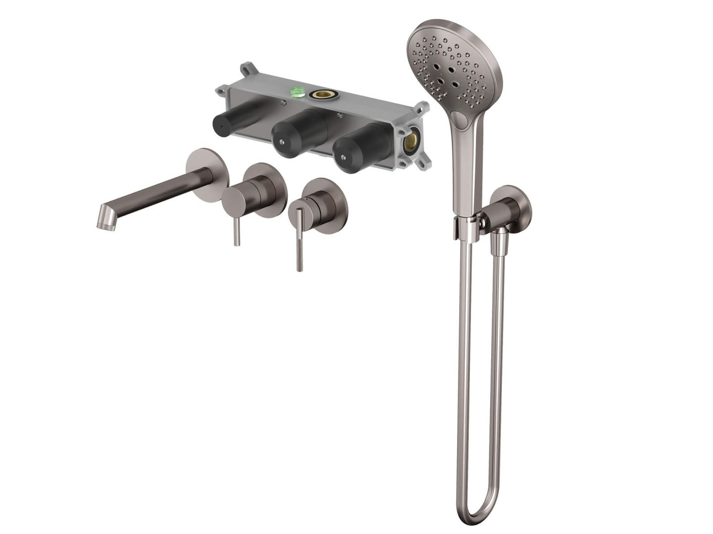 Приобрести hayzburg встраиваемый смеситель для ванны и душа, никель hb-4004-2bn