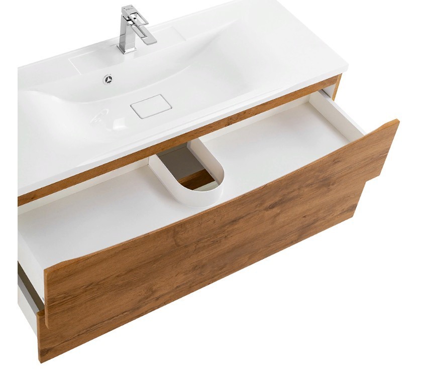 Приобрести тумба подвесная с раковиной belbagno marino-1200-2c-so-rn-p 120 см, rovere nature