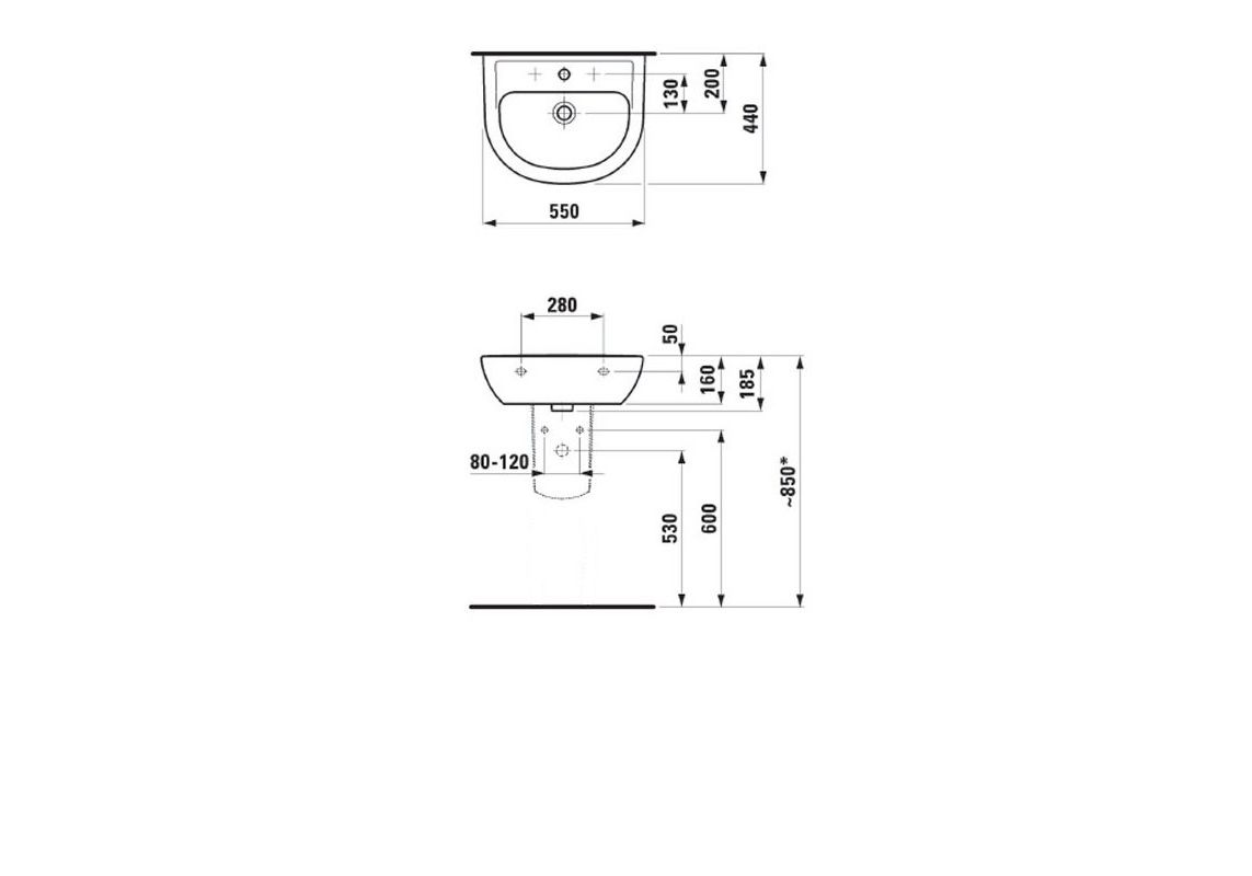 Приобрести полупьедестал laufen pro 8.1995.1.000.000.1