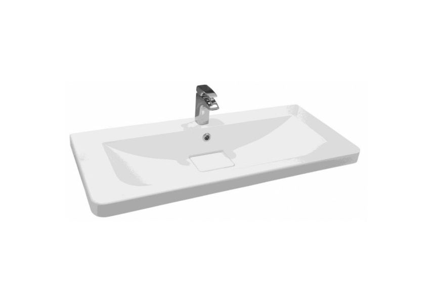 Приобрести тумба подвесная с раковиной акватон шерилл 105 см 1a206301sh010, 1a71323ksh010, белый