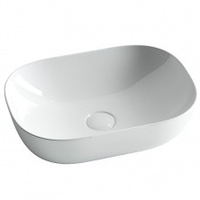 Azario Раковина накладная 46,5х37,5см, белая AZ-2185