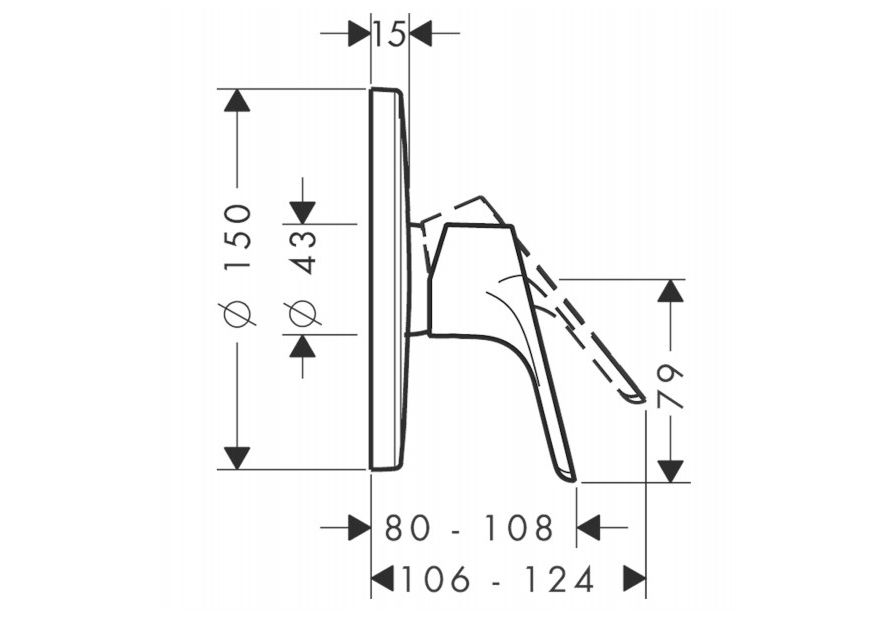 Приобрести смеситель для душа hansgrohe focus 31965000