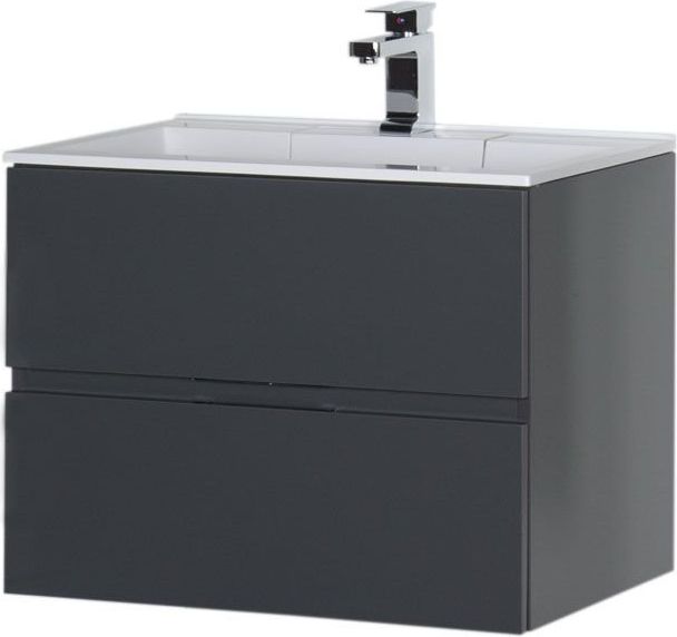 Приобрести aquanet тумба с раковиной алвита 70 см, серый антрацит 00213093
