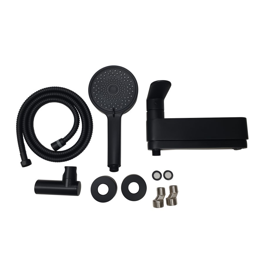 Приобрести haiba смеситель для ванны 315мм, черный матовый hb-61590-7