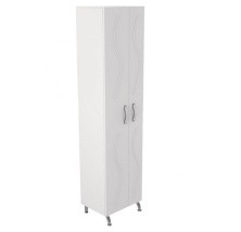 Mirsant Пенал напольный Сандра 50 см, белый, УТ000046031