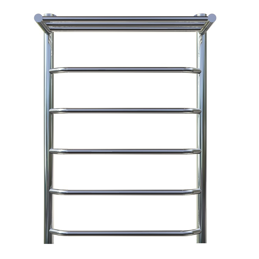 Приобрести тругор водяной полотенцесушитель браво п6 500x800 мм нк1 с полкой, хром 00-00021814