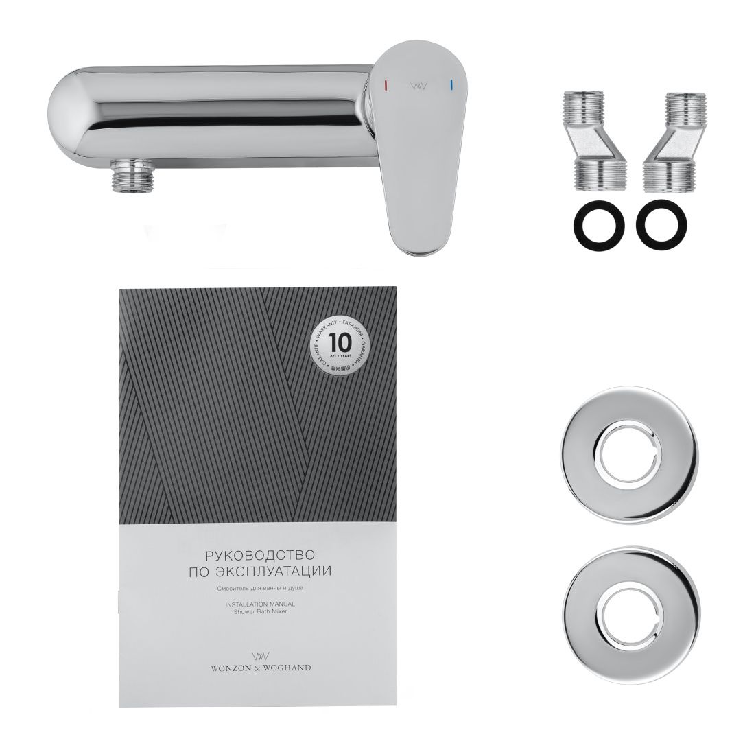 Приобрести смеситель для душа wonzon & woghand balance, хром (ww-054101-cr)
