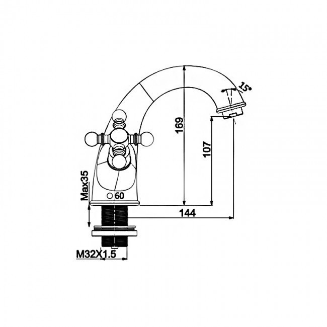 Приобрести gappo смеситель для раковины g1089-6, золото 16658