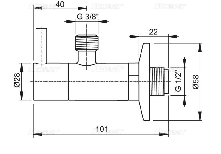 Приобрести угловой вентиль с фильтром alcaplast arv001 