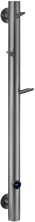 Boheme Полотенцесушитель Uno 23х150 см, электрический, оружейная сталь 724-GM