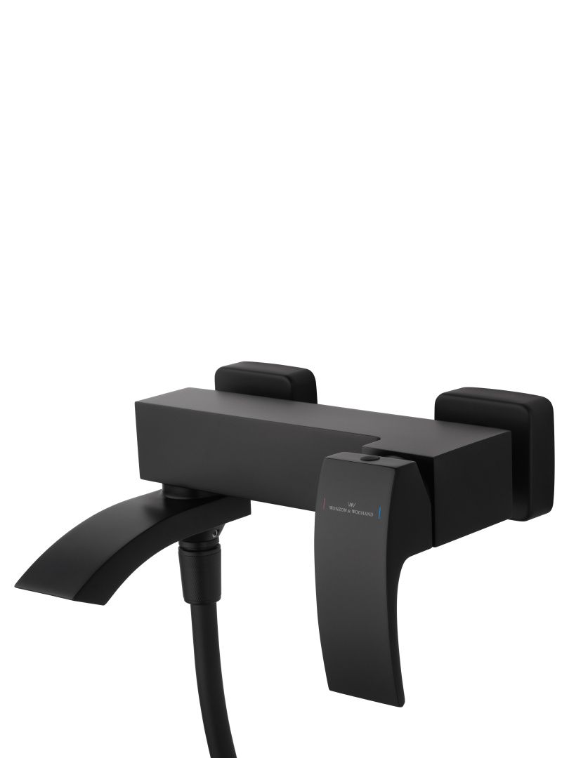 Приобрести смеситель для ванны с душем wonzon & woghand fit, черный матовый (ww-88639009-mb)