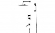 LEMARK Душевая система Unit, скрытый монтаж, хром LM4522C